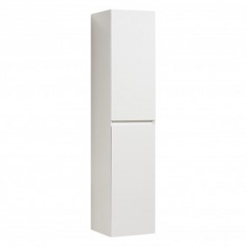Colonne de rangement – Sia – blanc laqué double porte