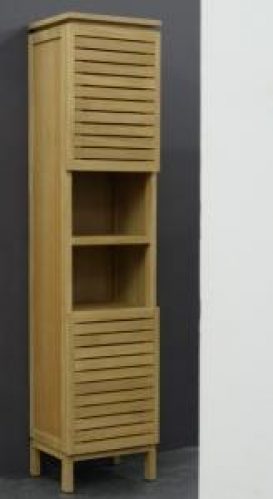 Colonne de salle de bain Diva en teck