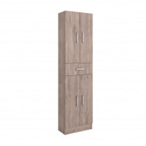 Colonne de salle de bain Motril SALGAR – chêne colorado 4 portes + 1 tiroir