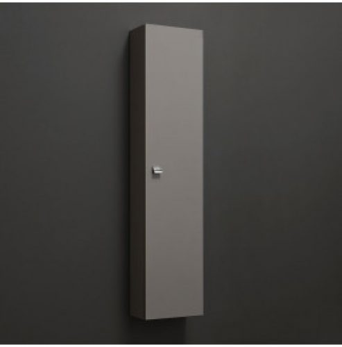 COLONNE DE SALLE DE BAIN SUSPENDUE COULEUR GRIS COLOMBE FONCÉ AVEC ÉTAGÈRES