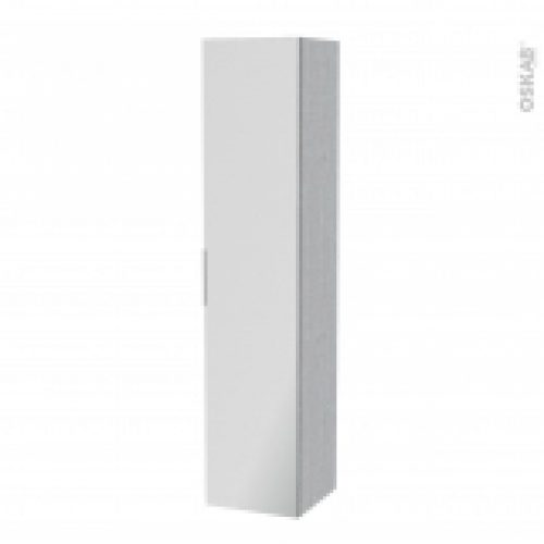 Colonne De Salle De Bains 1 Porte Miroir Hoda Beton Cotes Decors L40 X H182 X P40 Cm
