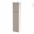 Colonne De Salle De Bains 2 Portes Ginko Taupe Cotes Blancs Version A L40 X H182 X P40 Cm