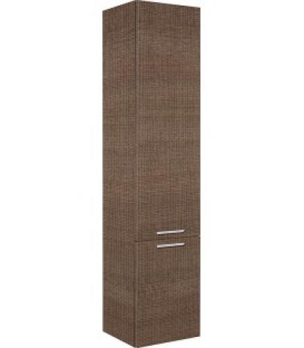 Colonne MBK 2 portes tranche marron, butée à gauche 350x1625x370mm