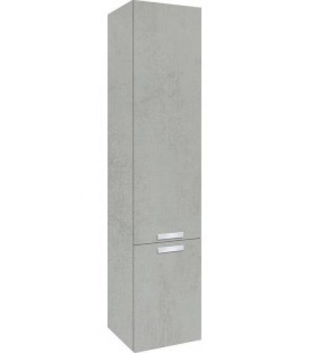 colonne serie MBB 2 portes chene gris pierre butée à droite 350x1625x208mm