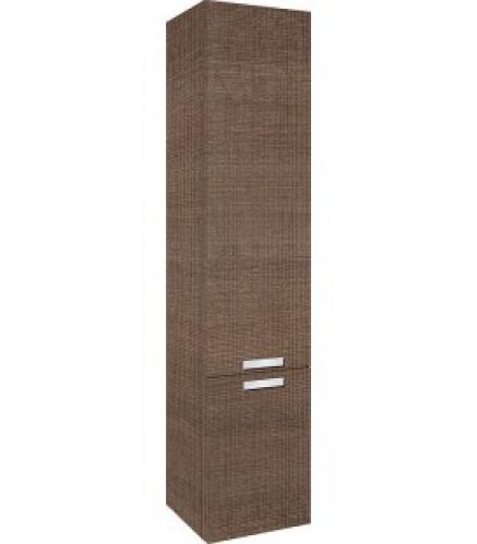 colonne serie MBB 2 portes tranche marron butée à droite 350x1625x370mm