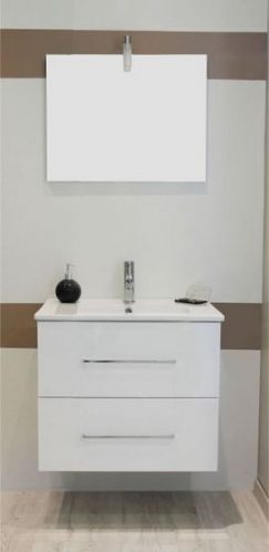 Colonne TANATH blanc largeur 30cm à suspendre – Prix net livré chez vous – – Ondée