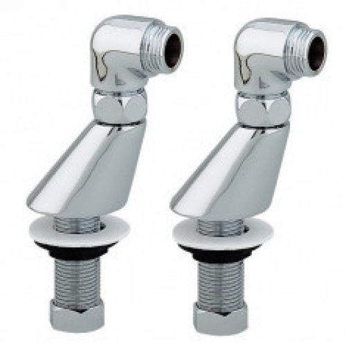 Colonnette excentrée de 22 mm Mâle 1/2&Prime; Mâle 3/4&Prime; – Hauteur 79mm