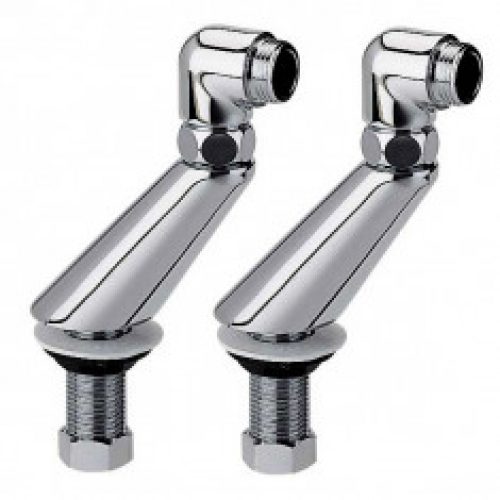 Colonnette excentrée de 50 mm Mâle 1/2&Prime; Mâle 3/4&Prime; – Hauteur 100mm