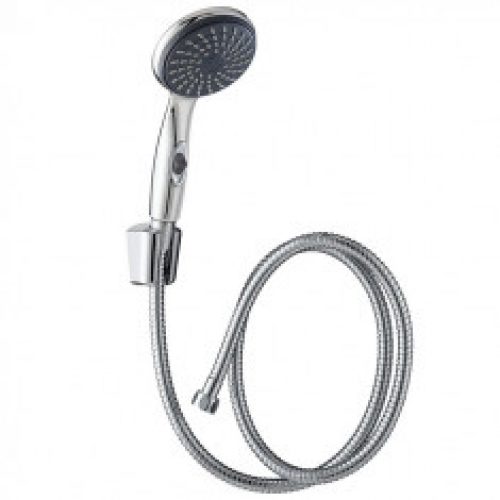 Combiné FLORA 1 jet + stop et Flexible Métal Power 1,50 m – Wirquin Pro 60720863