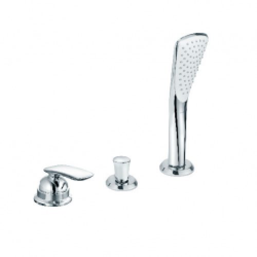Combinaison de bain 3 trous, chrome…