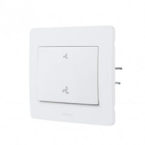 Commande VMC encastrée complète – blanc – Diam2