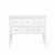 Commode ANATOLE en acajou, fini blanc