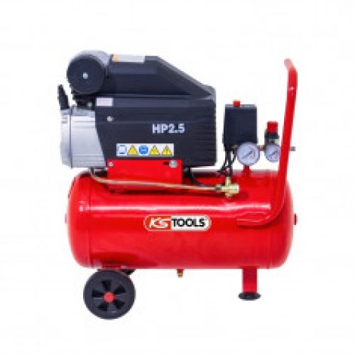 Compresseur d’air 25 litres – 8 bars – 2CV – 230V – KS Tools 165.0702