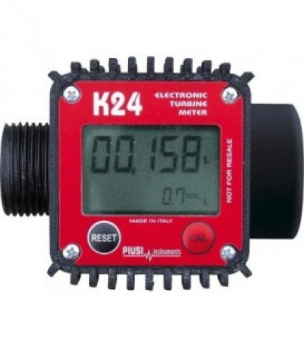 Compteur turbine numerique avec 1 » filet femelle jusqu&rsquo;a 120 l/min