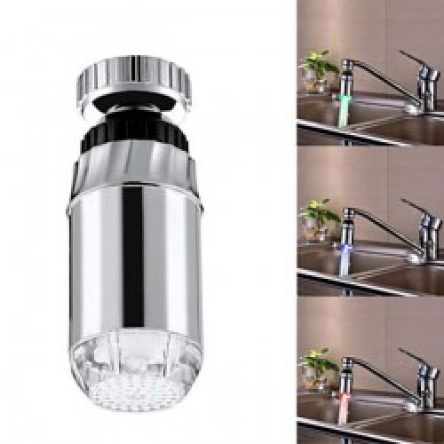 Conduit robinet pour évier cuisine avec LED RGB et contrôle de température