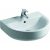 CONNECT Lavabo 550 x 175 x 455 mm blanc…