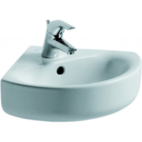 CONNECT Lavabo d&rsquo;angle 340 x 340 mm blanc…