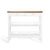 Console ERNEST en acajou, bois / blanc