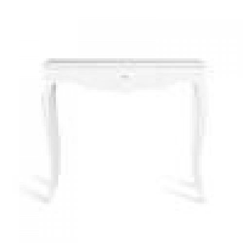 Console GUSTAVE en acajou, fini blanc