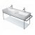 Console métallique Duravit DuraSquare 003118