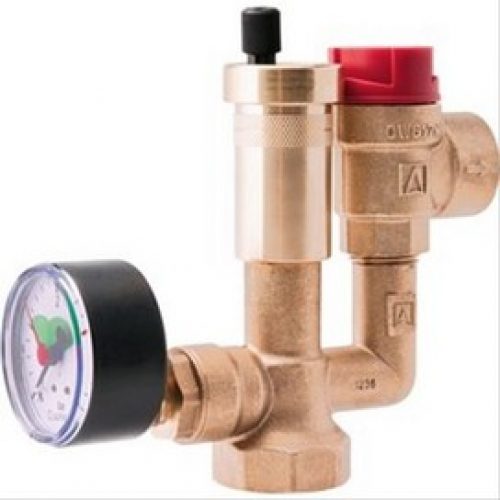 Console pour chaudière pour circuit de chauffage fermé