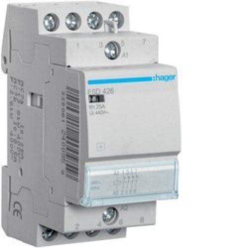 Contact 25A, 4O, 24V – AUTOMATISMES  HAGER ESD426
