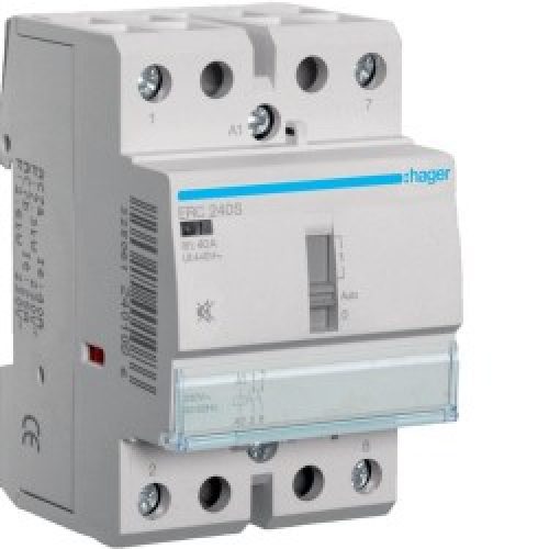 Contact sil manu 40A, 2F, 230V – AUTOMATISMES  HAGER ERC240S