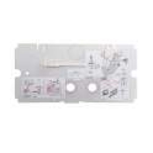 Contre plaque avec tige de déclenchement pour réservoir 110700