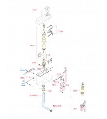 Coperchio Bianco con 2 pulsanti Pucci 5320