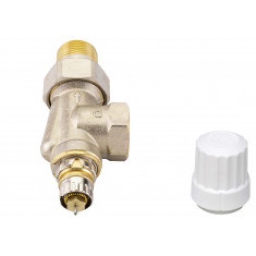Corps de robinet RA-IN à Kv réglable, 3/4″ (20/27) équerre inversée