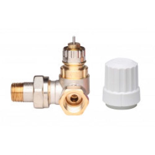 Corps de robinet RA-IN à Kv réglable, 3/8″ (12/17) angle à droite du radiat