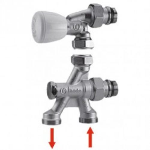 Corps de robinet thermostatique bitube à 2 voies R438TG