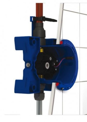 Corps d&rsquo;Encastrement Delabie TEMPOMATIC 4 pour chasse d&rsquo;eau d&rsquo;urinoir 1/2 Chromé 430SBOX