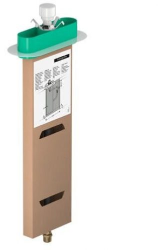 Corps d&rsquo;Encastrement Hansgrohe Sbox pour support de douchette sur bord de baignoire ou plage de carr