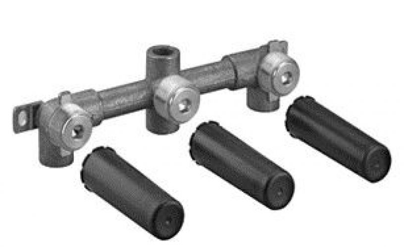 Corps d&rsquo;Encastrement Villeroy et Boch TARA Par Dornbracht  pour bec déverseur au centre