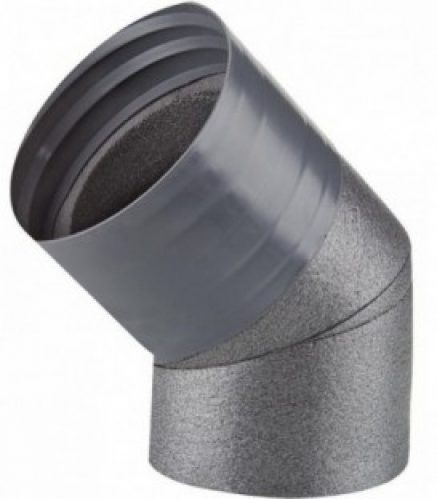 Coude 45° IP-B 125/45° avec manchon DN 125