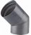 Coude 45° IP-B 125/45° avec manchon DN 125