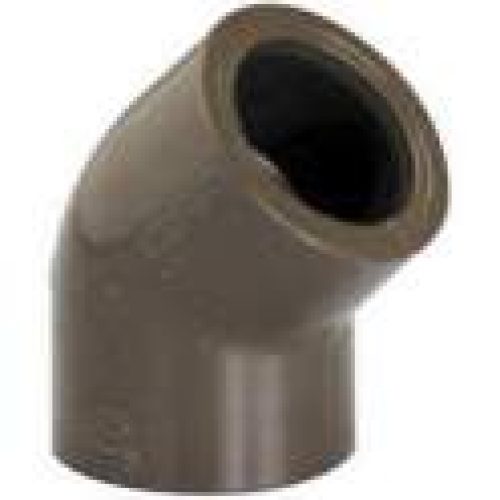 Coude 45° PVC HTA -chaleur- femelle/femelle D.40