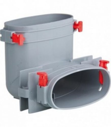 Coude 90° vertical 114×51 mm FRS-BV 51