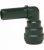 Coude a enficher 15 mm, 90°, (male/fem)