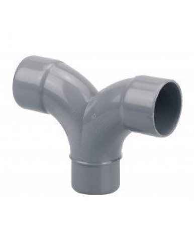 Coude double 90° Ø40