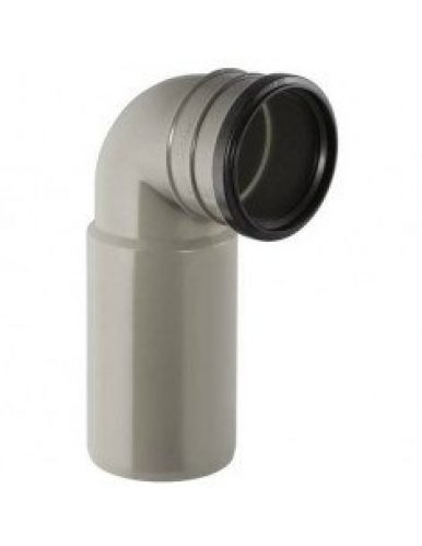 Coude d&rsquo;évacuation PVC 100 mm GEBERIT 367002001