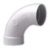 Coude grand angle 90° FF, diamètre 51mm (vendu par 2)