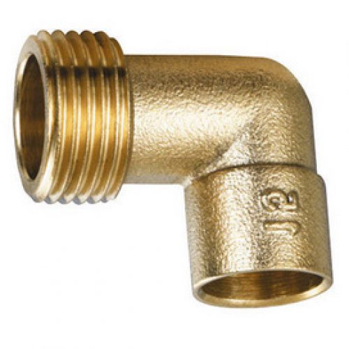 Coude laiton M3/8 »(12/17) pour tube Ø12
