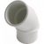 Coude MF 45° Ø50 PVC Nicoll -NF-  blanc – NICOLL