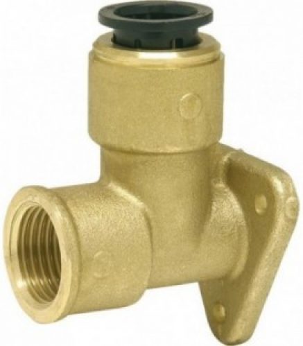 Coude mural en laiton 22 mm x 3/4&Prime;