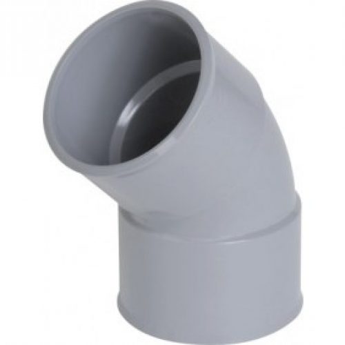 Coude pvc 45° femelle-femelle