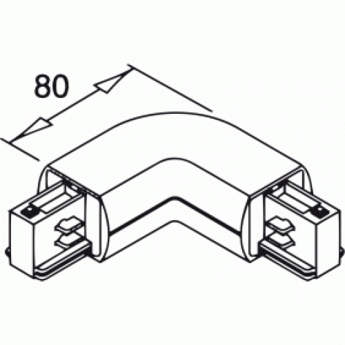 Coude – rail d&rsquo;allumage de spots