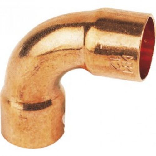 Courbe cuivre 90° grand rayon femelle / femelle à souder