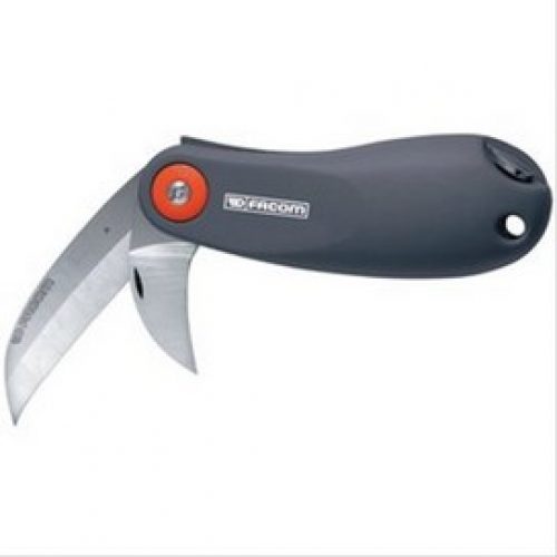 Couteau d’électricien 2 lames Facom